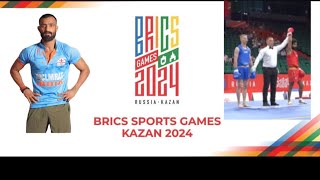 BRICS GAMES 2024 KAZAN 65 Kg Semifinal 🔴 Surya Bhanu Pratap INDIA VS 🔵 Davit ARMENIA [upl. by Etnom695]