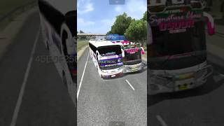 Bus simulator Indonesia multiplayer mode with bus racingshorts gamingviralvideo bussidbuslover [upl. by Hanna860]