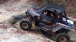 Polaris RZR 1000 climbs some stair steps at Picket [upl. by Ettennor]