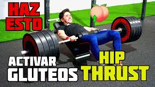 HIP THRUST 💥PRUEBA ESTO Si No Sientes el GLÚTEO 🍑 en el HIP THRUST✅ [upl. by Ettevey]