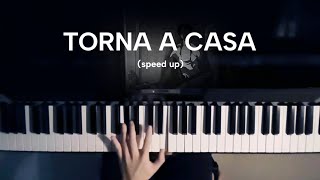 Torna a casa  Maneskin piano speed up [upl. by Assenad]