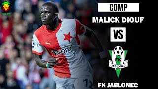 El Hadji Malick Diouf vs FK Jablonec  1 assist [upl. by Aneleasor34]