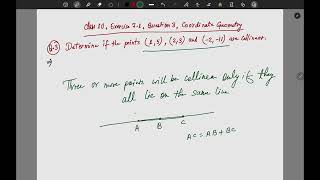 Determine if the points 1 5  2 3 and 2 11 are collinear  Class 10 Ex 71 Q3 Coordinate [upl. by Delia]