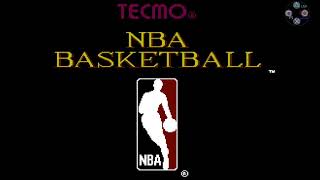 Tecmo NBA Basketball NES 1992  Los Angeles Lakers vs Houston Rockets [upl. by Polinski648]