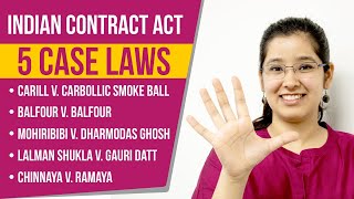 5 Important Cases of Indian Contract Act 1872  Part 1 [upl. by Groves]