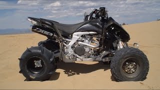 ♫ ♪ ♫ Kawasaki KFX 450r Exhaust review I SoundCheck ♫ ♪ ♫ [upl. by Clerk740]