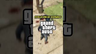 Asi A EVOLUCIONADO Los DISPAROS En La SAGA GTA gta rockstar fpy [upl. by Gonyea]