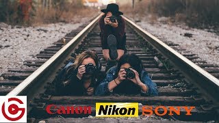 Best DSLR Cameras CANON vs NIKON vs SONY in 60 Seconds [upl. by Sevein]