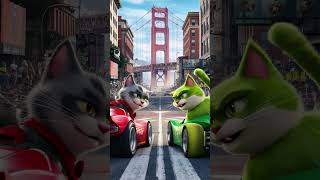 Fast amp Furry Cats Epic Race Adventure kitten  cute cat  AI cat  cat story [upl. by Otes485]