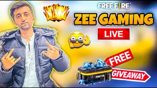 Free diamonds giveawys only subcribers free fire zeegaming freefire freefirelive gaming [upl. by Yci]