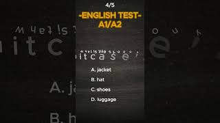 English Test  A1A2 beginners english learnenglish testy shorts quiz vocabulary engtest [upl. by Desireah255]