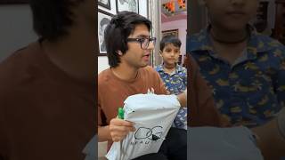 Kunali ko noto ka surprise 🫢🤯 diwali vlog gift birthday minivlog comedy [upl. by Kubiak]