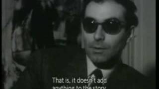 JeanLuc Godard interview [upl. by Riley]