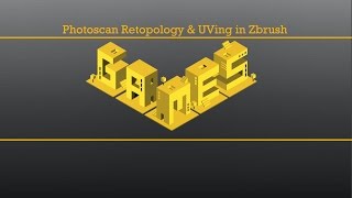 Agisoft Retopology and UVing inZbrush [upl. by Celie391]