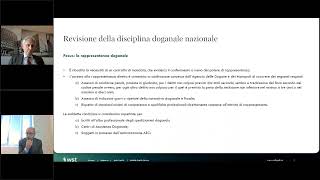 Aggiornamenti sulla Riforma della Disciplina Doganale Nazionale Approvazione del Testo Prelimin [upl. by Ial]