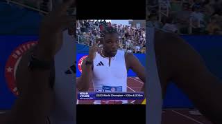 Noah Lyles Brought Out the BlueEyes White Dragon During His Intro 👀 [upl. by Bray]