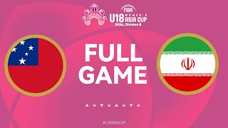 Hong Kong China v Samoa  Full Basketball Game  FIBA U18 Womens Asia Cup 24  Div B  Group Phase [upl. by Tessil648]