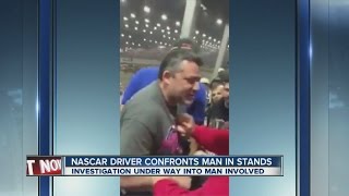 Tony Stewart Confronts Fan at Chili Bowl [upl. by Ayhdnas]