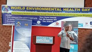 WORLD ENVIRONMENTAL HEALTH DAY 26TH SEPTEMBER 2024 [upl. by Lalo]