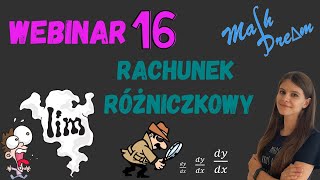 Rachunek różniczkowy Webinar nr 16 poziom rozszerzony [upl. by Laureen]