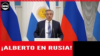 Anunciazo de Alberto Fernández en Rusia quotLe pedí a Putinquot [upl. by Idnim]