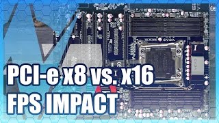 PCIe 30 x8 vs x16 Does It Impact GPU Performance [upl. by Lavotsirc]