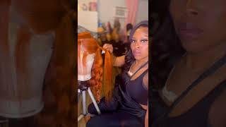 🍁 Fall colored frontal wig🍂 wigs youtubeshorts fyp [upl. by Pearse]