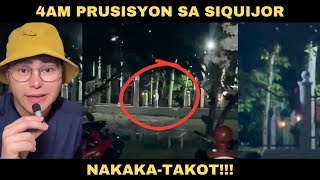 Nakakatakot at creepy na prusisyon ng 4AM sa Siquijor Multo o Normal na Tao [upl. by Anelaf976]