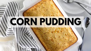 Corn Pudding Casserole  Only 5 Main Ingredients [upl. by Etterual]