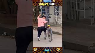 Prank Funny Bike Part 1 shorts prankvideo comedy viralvideo pegadinha [upl. by Odnamla]