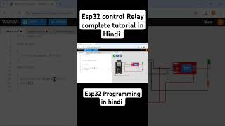 Esp32 control Relay tutorialyoutubeshortsshortsvideoshortsfeedarduinoesp32 [upl. by Llenreb392]