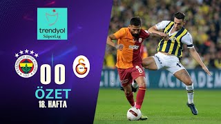 Fenerbahçe 00 Galatasaray Maç Özeti [upl. by Elli]