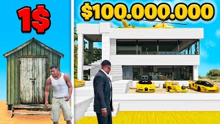 Casa de 1 VS Casa de 100000000 en GTA 5 [upl. by Latisha612]