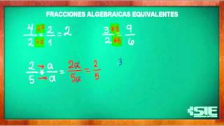 Fracciones Algebraicas Equivalentes [upl. by Ydroj896]