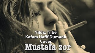 Mustafa Zor  Kafam Hafif Dumanlı akustik cover Lyric Video [upl. by Blinny50]