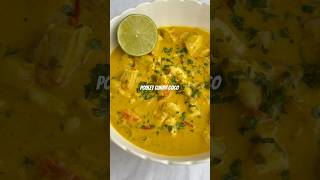 POULET CURRY COCO recette shortvideo [upl. by Lillie]