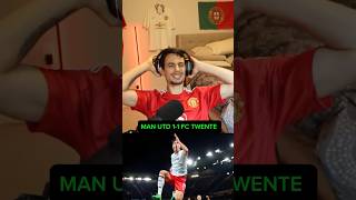 MAN UNITED 11 FC TWENTE GOAL REACTION manchersterunited twente europaleague [upl. by Netti]