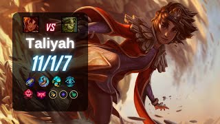 TALIYAH JUNGLE vs IVERN  EUW LoL Challenger Patch 143 [upl. by Eidolem129]