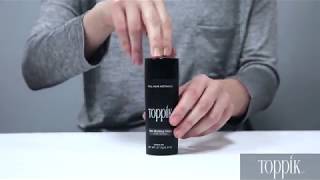 How to Use Toppik Opening Hair Fibers [upl. by Airtal116]