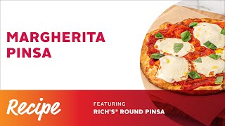 Rich Products Margherita Round Pinsa Recipe Video [upl. by Ilak]