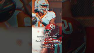 Tennessee vs Oklahoma730 pm on ABC Drop Predictions Below ⬇️ Vols vs Sooners in Normantrending [upl. by Marcelle]