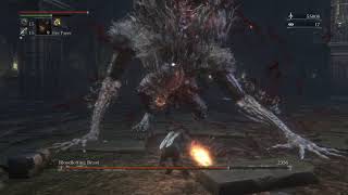 Bloodborne Bloodletting Beast Quick Kill  Skill Build Beasthunter Saif [upl. by Elocn]