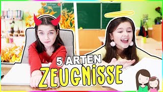 5 Arten von Zeugnissen 🏫Bleibt Ava sitzen 😱Alles Ava [upl. by Adnoraj]