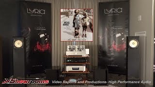 Lyric Audio Amplfiers and Cables TI 200 Amplifier North America Premiere Voxativ Speakers RMAF 20 [upl. by Toinette]