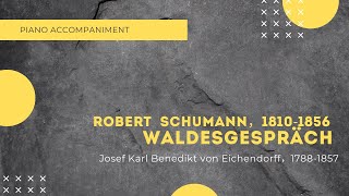 RSchumannWaldesgespräch accompaniment [upl. by Eldreeda]