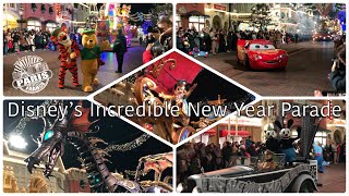 Disneyland Paris Incredible New Year’s Eve Party Parade 31122018 4K Full Parade [upl. by Stanley917]