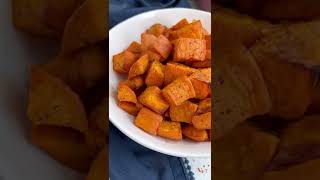 Air Fryer Sweet Potatoes shorts [upl. by Annmarie]