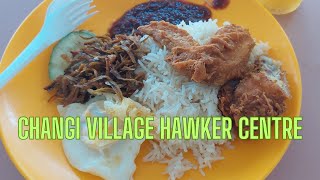 Changi Village Hawker Centre  Singapore Street Food [upl. by Dorrej]