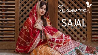 Sajal Bridal Collection 24  Serene Premium Unstitched Luxury Wedding Colection 2024 [upl. by Eciralc921]