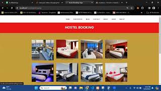 PHP based Hostel Rooms [upl. by Fennessy852]